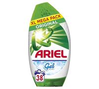 Ariel Washing Liquid Laundry Detergent Gel, 38 Washes, Original, Brrrilliant Stain Removal Even In 15˚C Or 15min