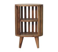 Ariella Double Shelf Oak-ish Bedside Table