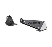 ARIES 15912 Jeep Wrangler JK Hood Light Brackets, LEDs Sold Separately, Black