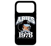 Aries 1978 Melanated Skin Zodiac Astrology Traits Case for iPhone 17 Pro Max