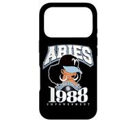 Aries 1988 Melanated Skin Zodiac Astrology Traits Case for iPhone 17 Pro