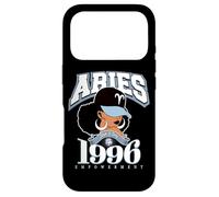 Aries 1996 Melanated Skin Zodiac Astrology Traits Case for iPhone 17 Pro