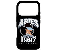 Aries 1997 Melanated Skin Zodiac Astrology Traits Case for iPhone 17 Pro