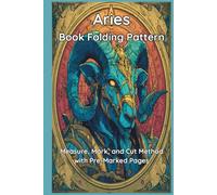 Aries Book Folding Pattern: Measure, Mark, and Cut Method with Pre-Marked Pages