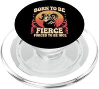 Aries Born To Be Fierce Forced To Be Nice Zodiac Sign PopSockets PopGrip for MagSafe