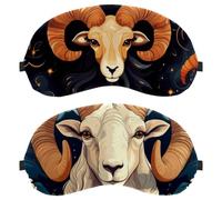 Aries Constellation 2-Pack Light-Blocking Soft Breathable Blindfold Sleeping Masks