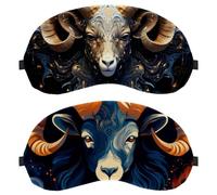 Aries Constellation 2-Pack Light-Blocking Soft Breathable Eye Masks Sleep Mask Eye Patch