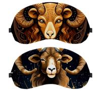Aries Constellation 2-Pack Light-Blocking Soft Breathable Eye Patch Sleeping Masks