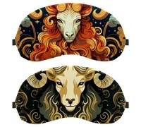 Aries Constellation 2-Pack Light-Blocking Soft Breathable Eye Patch Sleeping Masks