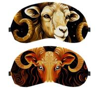 Aries Constellation 2-Pack Light-Blocking Soft Breathable Sleeping Mask Eye Patch
