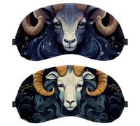 Aries Constellation 2-Pack Light-Blocking Soft Breathable Sleeping Mask Eye Patch