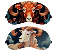 Aries Constellation 2-Pack Light-Blocking Soft Breathable Sleeping Mask Eye Patch