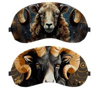 Aries Constellation 2-Pack Light-Blocking, Soft, Breathable Sleeping Masks Blindfold Sleep Masks