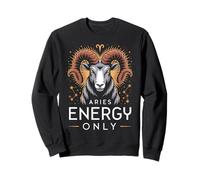 Aries Energy Only Zodiac Ram Constellation Sweatshirt