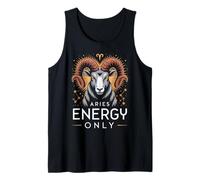 Aries Energy Only Zodiac Ram Constellation Tank Top