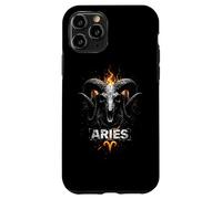 Aries flaming skull ram zodiac Case for iPhone 11 Pro