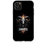 Aries flaming skull ram zodiac Case for iPhone 11 Pro Max