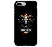 Aries flaming skull ram zodiac Case for iPhone 7 Plus/8 Plus