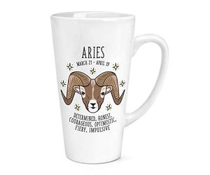 Aries Horoscope 17oz Large Latte Mug Cup
