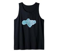Aries Horoscope Dreamy Aesthetic Aqua Blue Teal Zodiac Tank Top