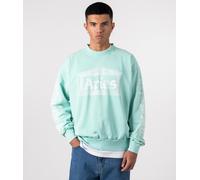 Aries Mens Aged Ancient Column Sweatshirt - Colour: Aqua - Size: Medium