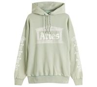 Aries Men's Aged Ancient Temple Hoodie Green