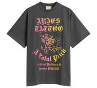 Aries Men's Faded Tattoo Shop T-Shirt Black