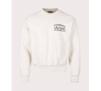 Aries Mens Premium Aged Temple Sweatshirt - Colour: Off White - Size: Medium