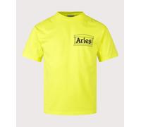 Aries Mens Temple T-Shirt - Colour: Sulphur - Size: XL