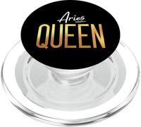 Aries Queen/Aries Women Birthday Astrology Sign Design PopSockets PopGrip for MagSafe