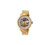 Aries Skeleton Dial Bracelet Watch Heritor Automatic Gold One Size
