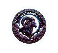 Aries Star sign Cake Topper Edible Icing or Wafer Any size