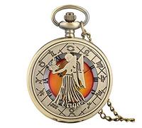 Aries Taurus Gemini Cancer Leo Virgo Libra Scorpio Sagittarius Capricorn Aquarius Pisces Necklace Pendant Quartz Pocket Watches Virgo