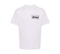 Aries Temple logo-print T-shirt - Purple M