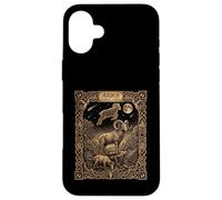 Aries Zodiac Astrology Tarot Card Style Case for iPhone 16 Plus