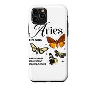 Aries Zodiac Moth Collection Celestial Illustration Case for iPhone 11 Pro