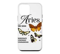Aries Zodiac Moth Collection Celestial Illustration Case for iPhone 12 mini