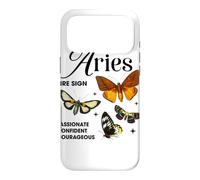 Aries Zodiac Moth Collection Celestial Illustration Case for iPhone 17 Pro Max