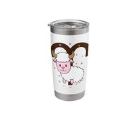 Aries Zodiac Sign as Animal Horoscope Stainless Steel Insulated Tumbler