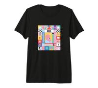 Aries Zodiac Sign Bauhaus Style - Modern Astrology Art Premium T-Shirt