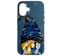 Aries Zodiac Sign Gnome Astrology Personality Traits Case for iPhone 16