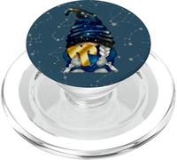 Aries Zodiac Sign Gnome Astrology Personality Traits PopSockets PopGrip for MagSafe