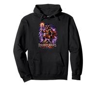 Aries Zodiac Sign Ruled by Mars Ram Warrior Fantasy Art Pullover Hoodie