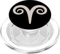 Aries Zodiac Sign Symbol Aries Logo Horoscope Love Aries PopSockets PopGrip for MagSafe