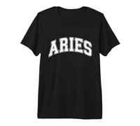 Aries Zodiac Sign Varsity Premium T-Shirt
