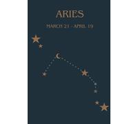 Aries Zodiac Star Sign Notebook: Elegant Journal with Aries Star Constellation Design - With Lined Paper Interior, Ideal Secret Santa Gift or A Treat for Yourself!