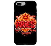 Aries Zodiac Traits Fire Airbrush Design Case for iPhone 7 Plus/8 Plus