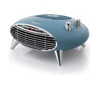 Ariete 8211 Table heater, electric heater, 2000W, thermostat, silent, grill and chrome legs, light blue