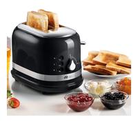 Ariete Moderna 2 Slice Toaster 815W Stainless Steel 6 Browning Levels, Defrost