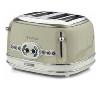 Ariete AR5603 Vintage 4-Slice Toaster - Cream, Cream
